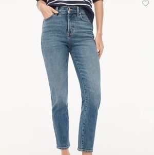 J. Crew Factory Petite classic vintage jean in all-day stretch